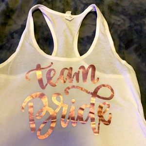 TEAM BRIDE razor back tee